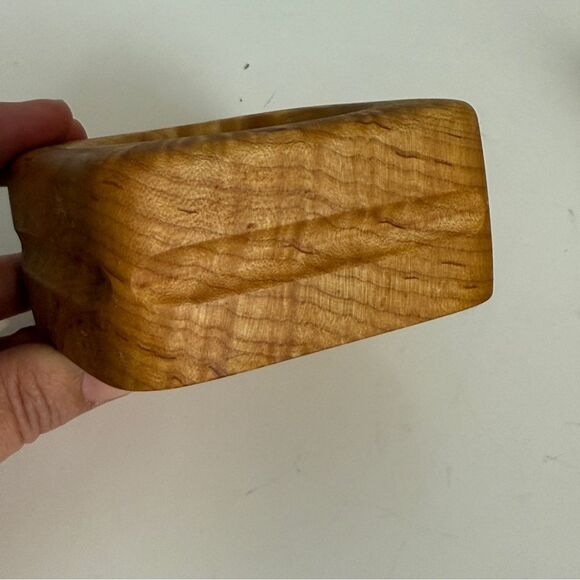 Handmade Wooden Mortar & Pestle Set - Picture 4 of 7